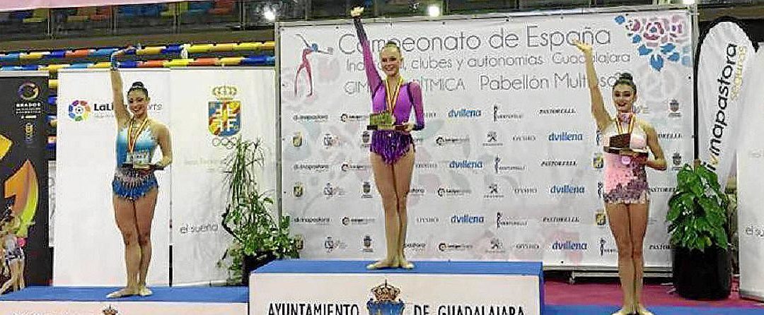 Georgia Warren, antigua alumna de La Salle Maó, campeona de España de gimnasia rítmica