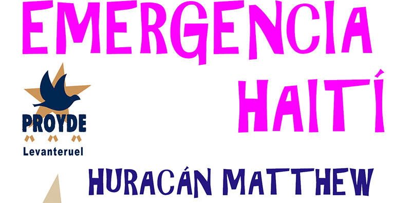 Ayuda de emergencia para los afectados/as por el Huracán Matthew en Haití