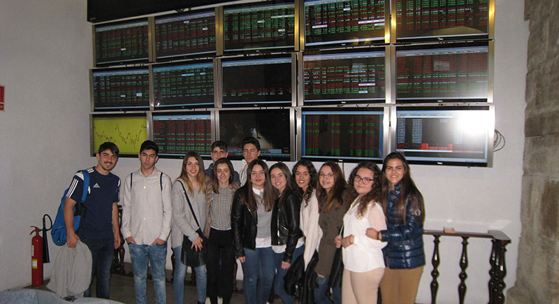 Alumnes de La Salle Benicarló visiten la Borsa de Valors de València