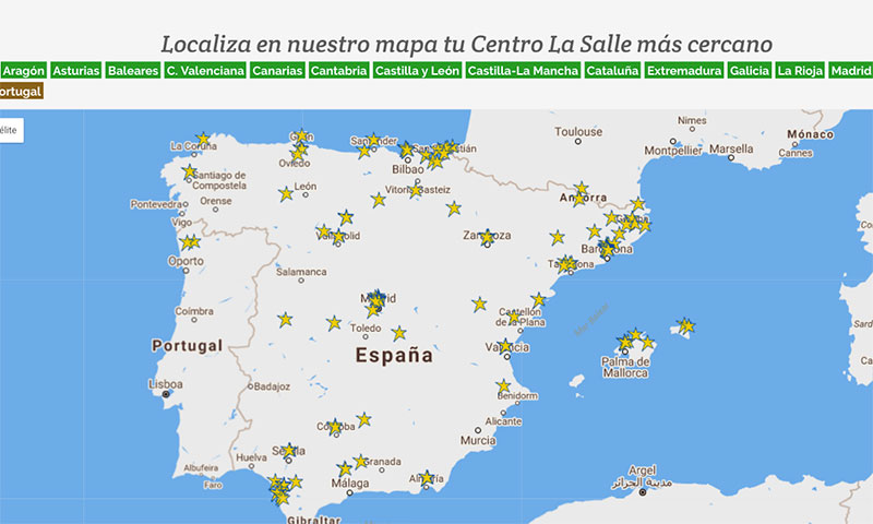 La Salle lanza una nueva web con todos sus colegios y universidades en España y Portugal