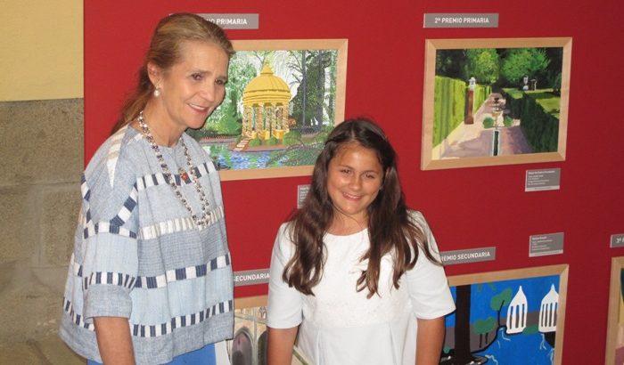 Irais Torres, alumna de La Salle Teruel, recibe el primer premio del Concurso de Pintura de Patrimonio Nacional