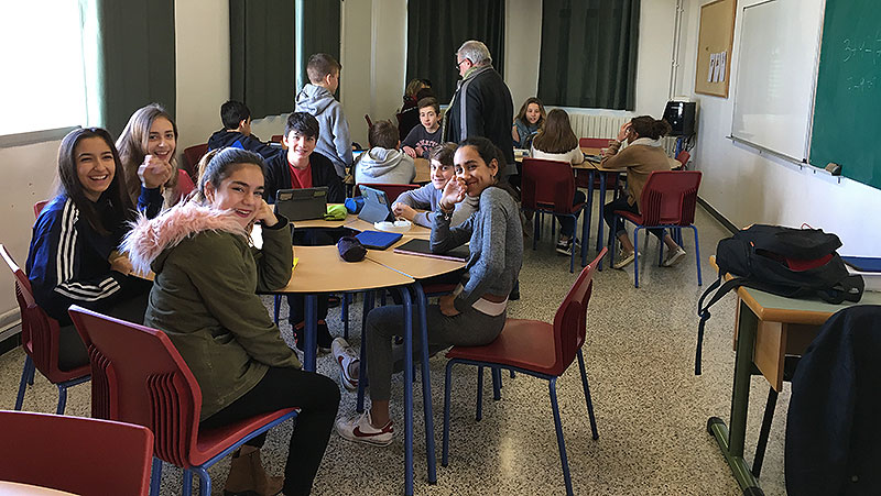 Un grupo de profesores visita La Salle Palma para conocer sus buenas prácticas en Aprendizaje Cooperativo