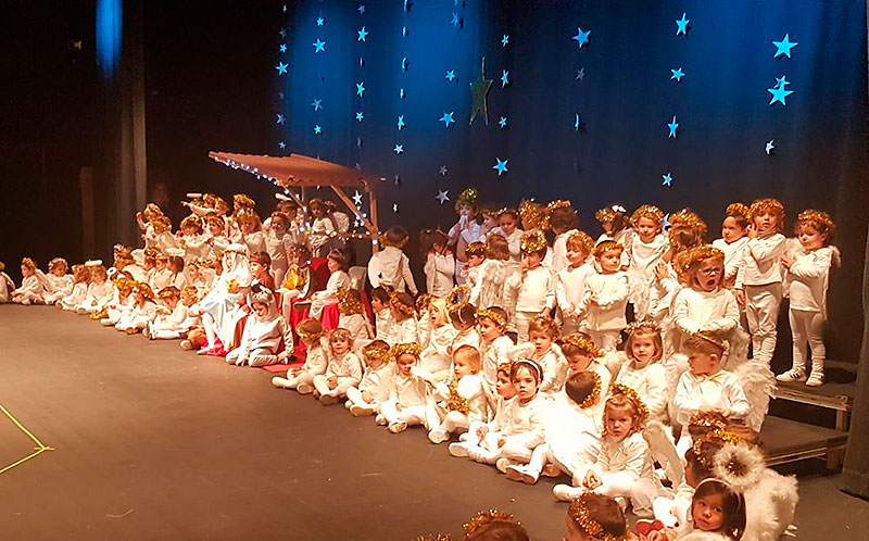Los alumnos de Infantil de La Salle Palma celebran su tradicional festival de Navidad