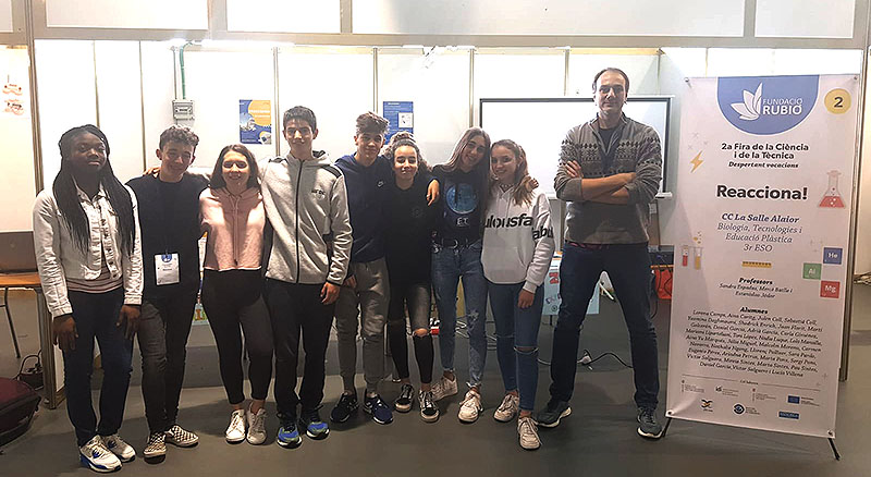 Alumnes de 3r d’ESO de La Salle Alaior participen en la  Fira de la Ciència i la Tècnica al recinte firal de Maó