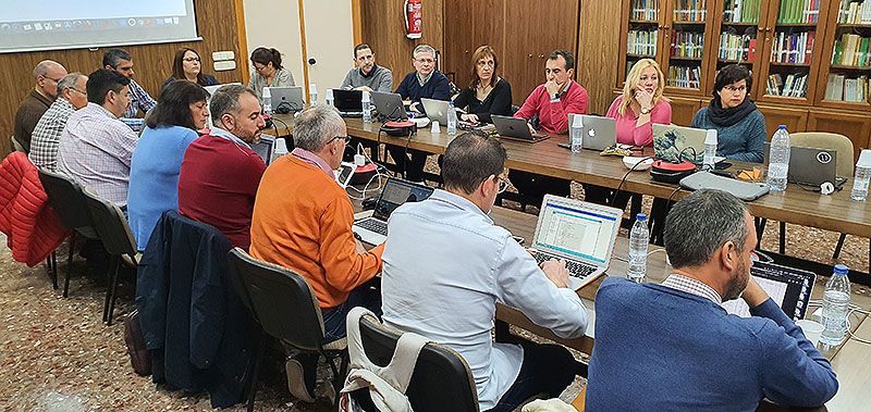 El Consejo de la MEL y los directores generales de las Obras del Sector Valencia-Palma de La Salle, reunidos para aprobar los prespuestos para el año 2020