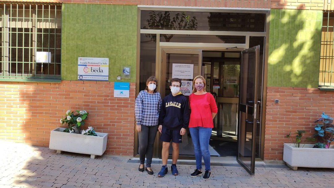 Carlos Ortí, alumno de la Escuela Profesional La Salle de Paterna, admitido en el programa para la detección de talento matemático ‘ESTALMAT’