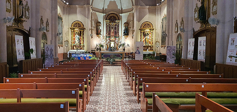 La capilla de La Salle Pont d’Inca acoge una exposición sobre el beato italiano Carlo Acutis