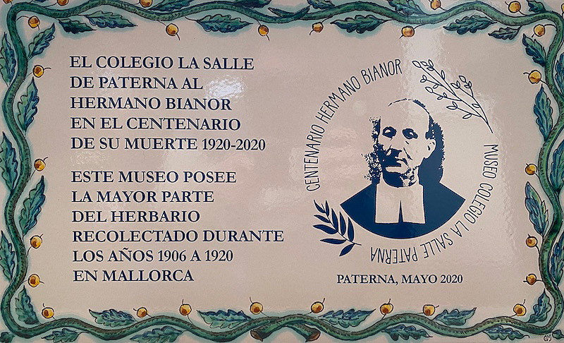 La Salle Paterna celebra un acto conmemorativo en su museo en el centenario del Hermano Bianor