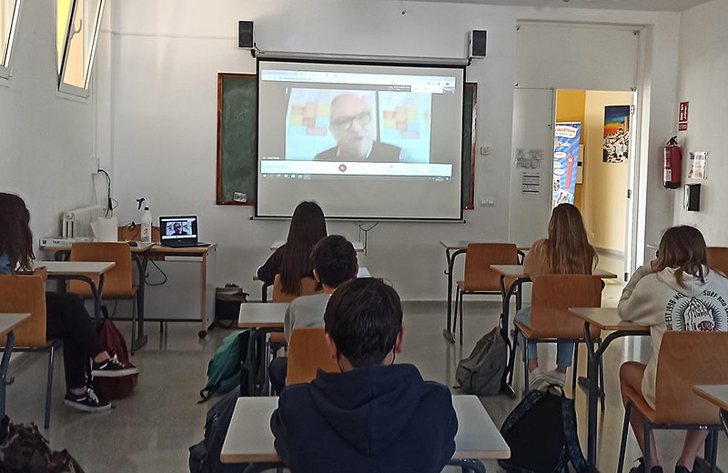 Les jornades solidaries de La Salle Alaior, dedicades als projectes de La Salle al món, compten amb la presència virtual del Germà Rafa Matas, Conseller General de La Salle a Roma