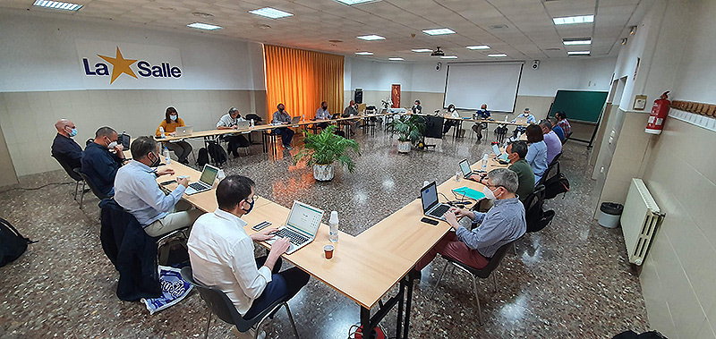 Reunión presencial del equipo de directores del Sector Valencia-Palma de La Salle en Llíria