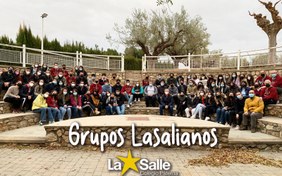 Convivencia del equipo de educadores de Grupos Lasalianos del Colegio La Salle Paterna para preparar la Pascua Juvenil y el Campamento de Verano
