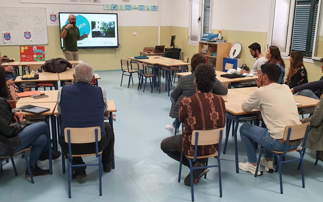 Visita del EAS a la obra educativa de Pont d’Inca