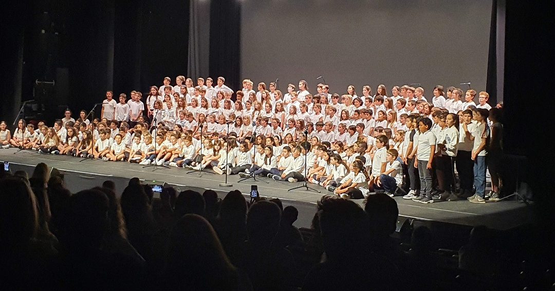 Concierto por la paz del alumnado de 4º de primaria de Mallorca