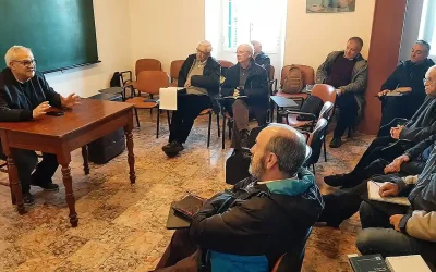 El Hermano Rafa Matas anima un retiro para todo el clero de la diócesis de Menorca