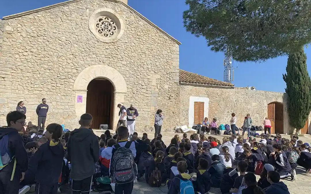 Alumnos de 5º de Primaria de los cuatro colegios La Salle de Mallorca realizan una jornada de convivencia conjunta