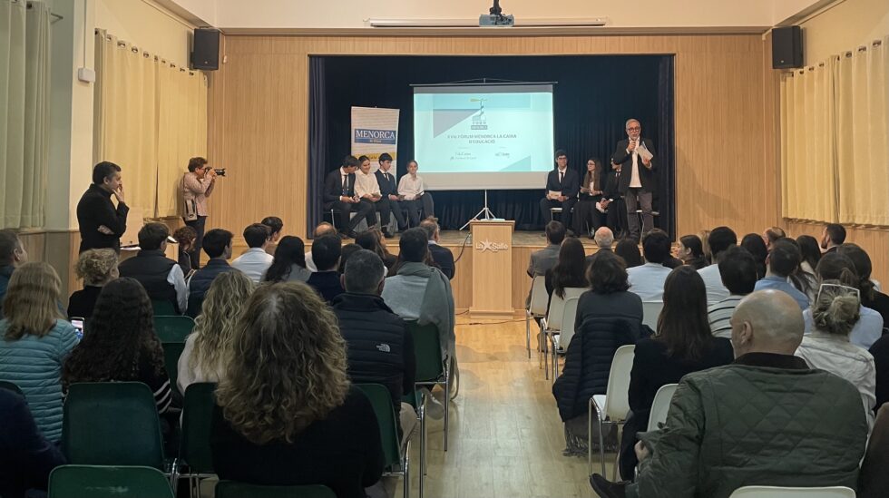 Els alumnes de 2n de Batxillerat de La Salle Maó protagonitzen el XVI Fòrum Menorca d’Educació
